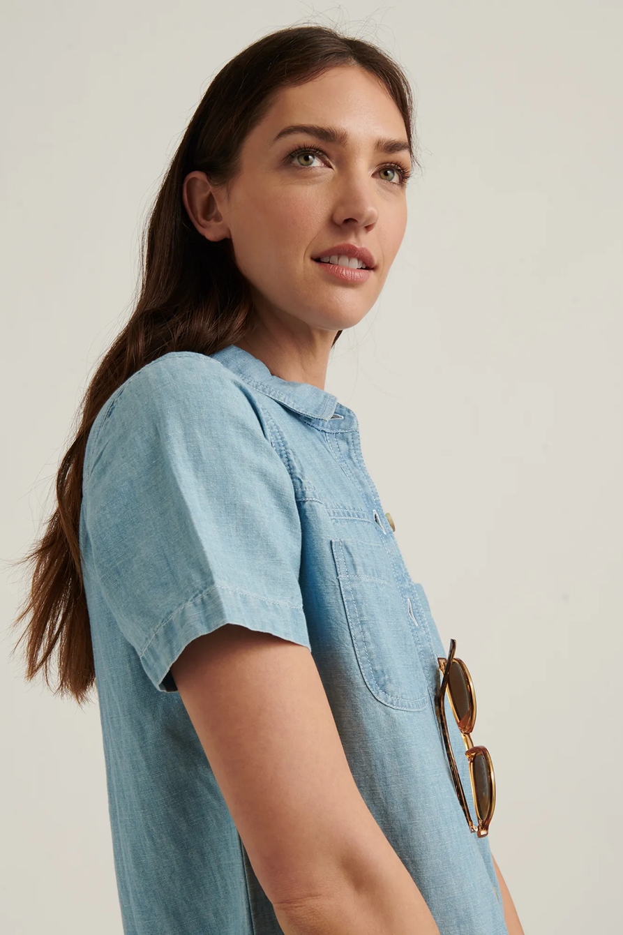 BUTTON FRONT SHIRT DRESS, image 4