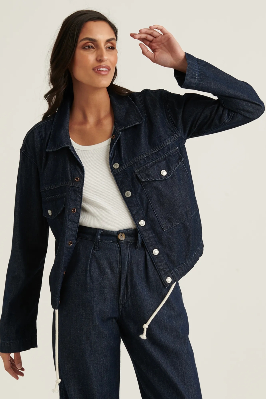 RELAXED DENIM JACKET, image 5