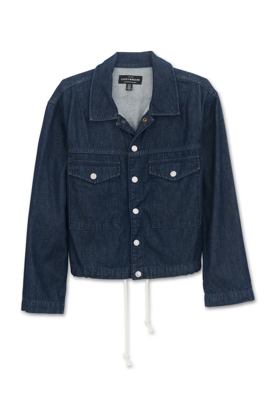 RELAXED DENIM JACKET, image 6