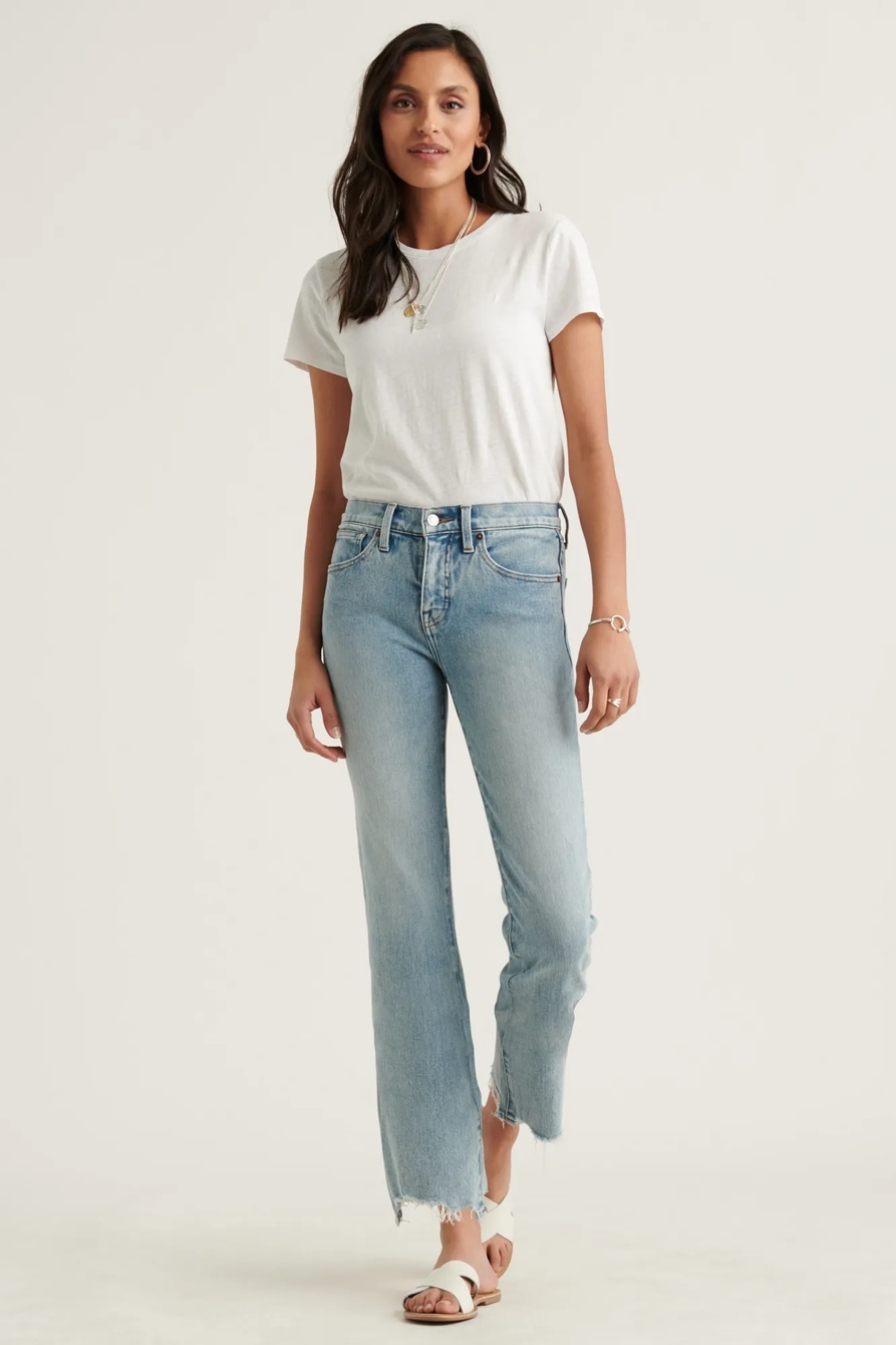 MID RISE AVA CROP MINI BOOT JEAN, image 1