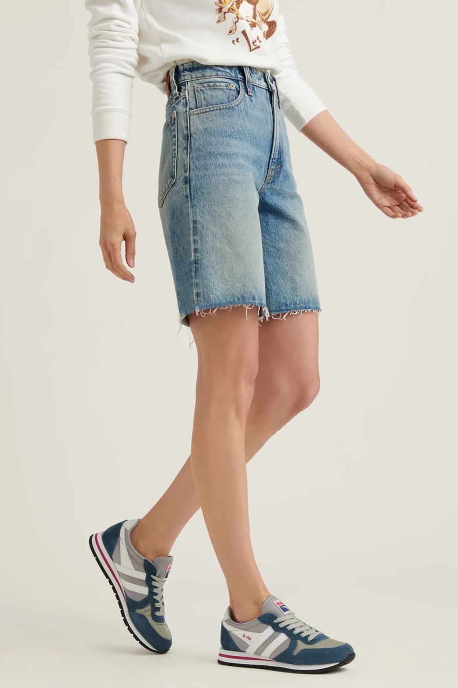 RELAXED BERMUDA JEAN SHORT, image 2