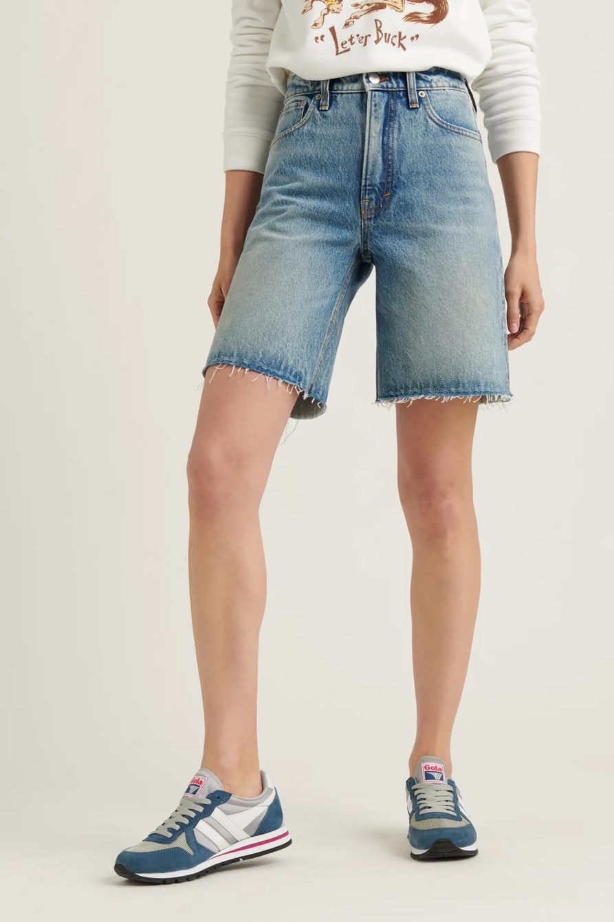 RELAXED BERMUDA JEAN SHORT, image 5