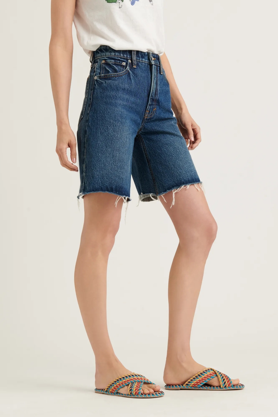 RELAXED BERMUDA JEAN SHORT, image 2