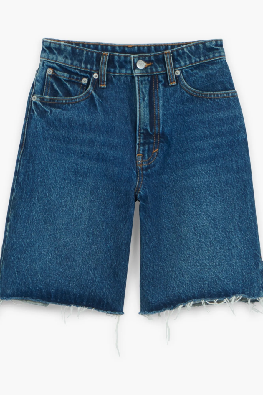 RELAXED BERMUDA JEAN SHORT, image 6