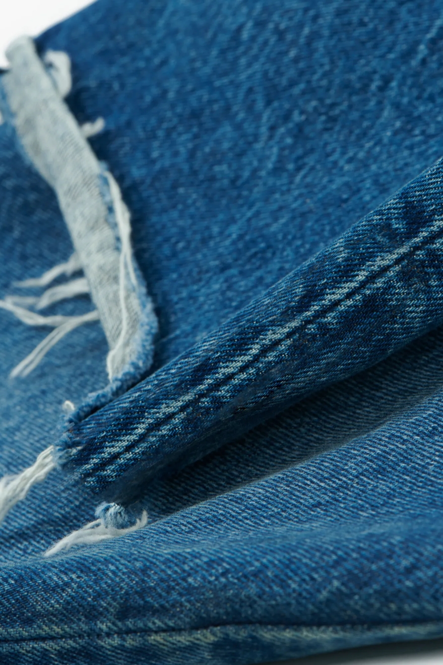 RELAXED BERMUDA JEAN SHORT, image 7