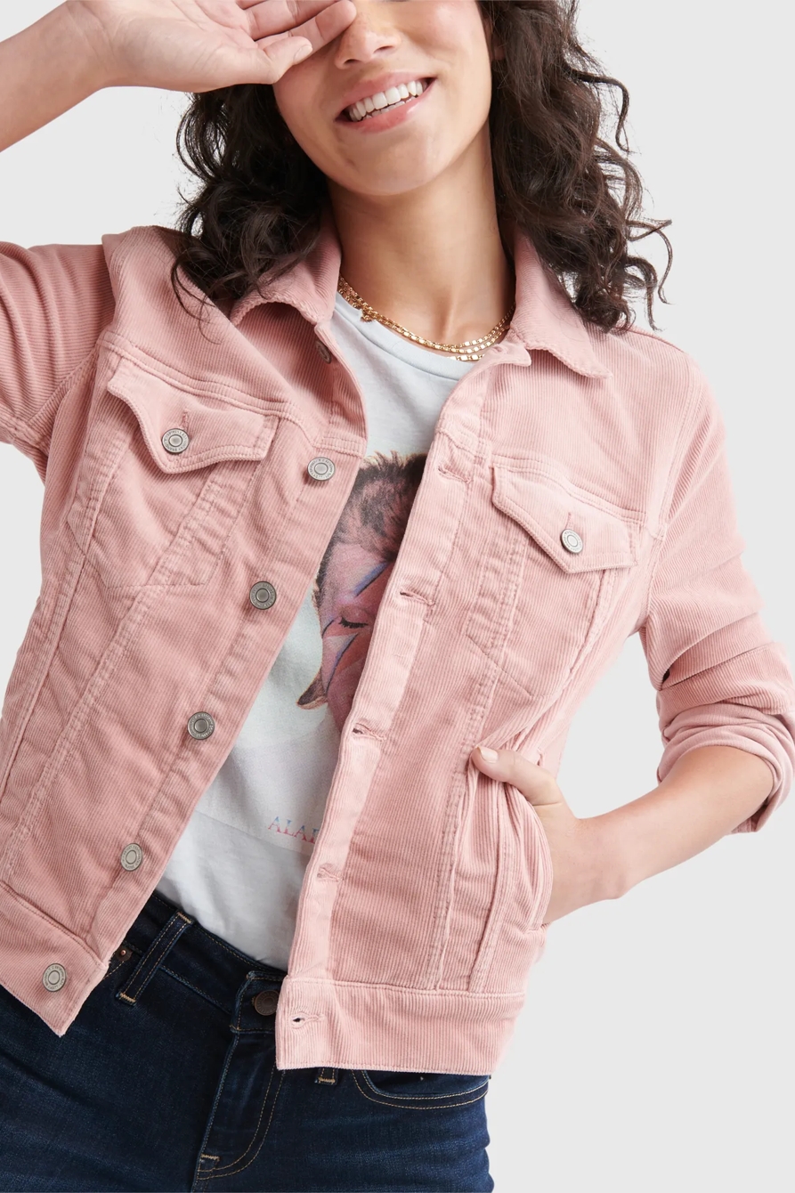 CORDUROY TOMBOY TRUCKER JACKET, image 3