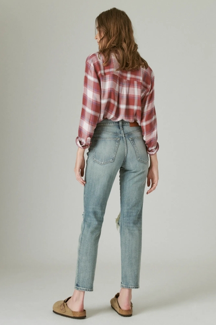 HIGH RISE DREW MOM JEAN, image 3