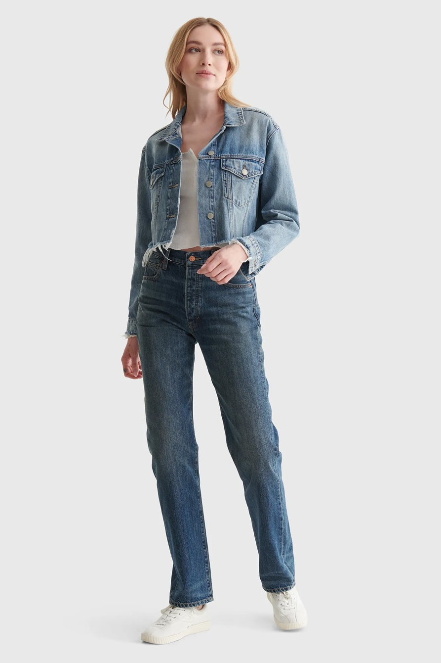CUT OFF JEAN TRUCKER JACKET, image 2