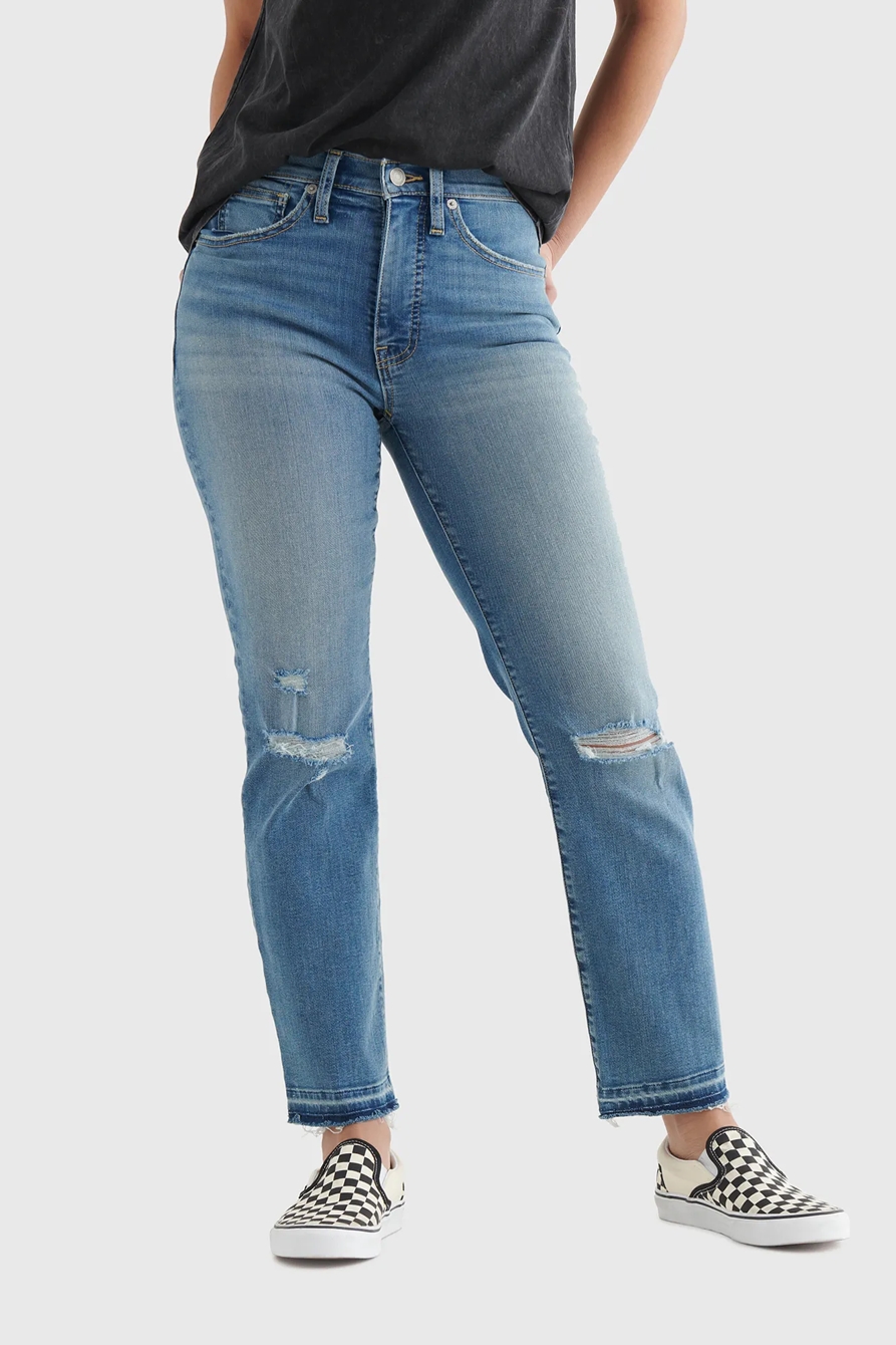 HIGH RISE ZOE STRAIGHT JEAN, image 2