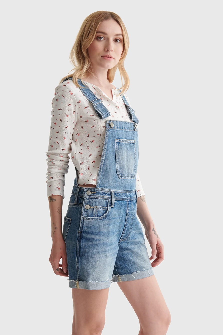 DENIM BOYFRIEND SHORTALL, image 3