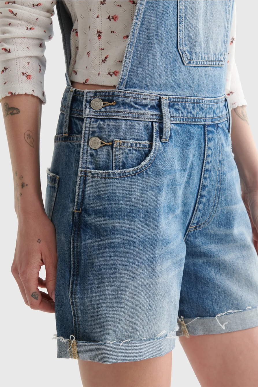 DENIM BOYFRIEND SHORTALL, image 4