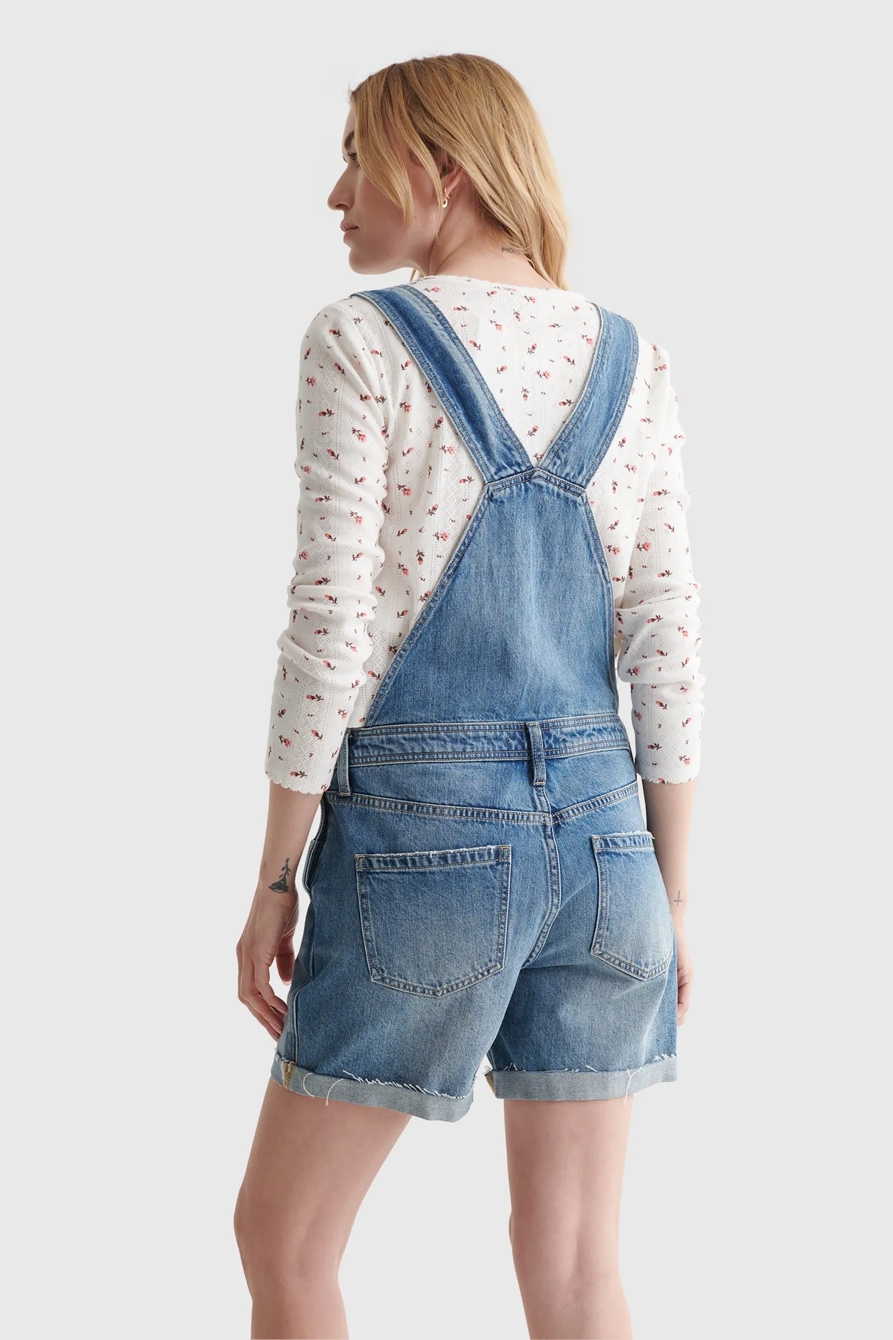 DENIM BOYFRIEND SHORTALL, image 5