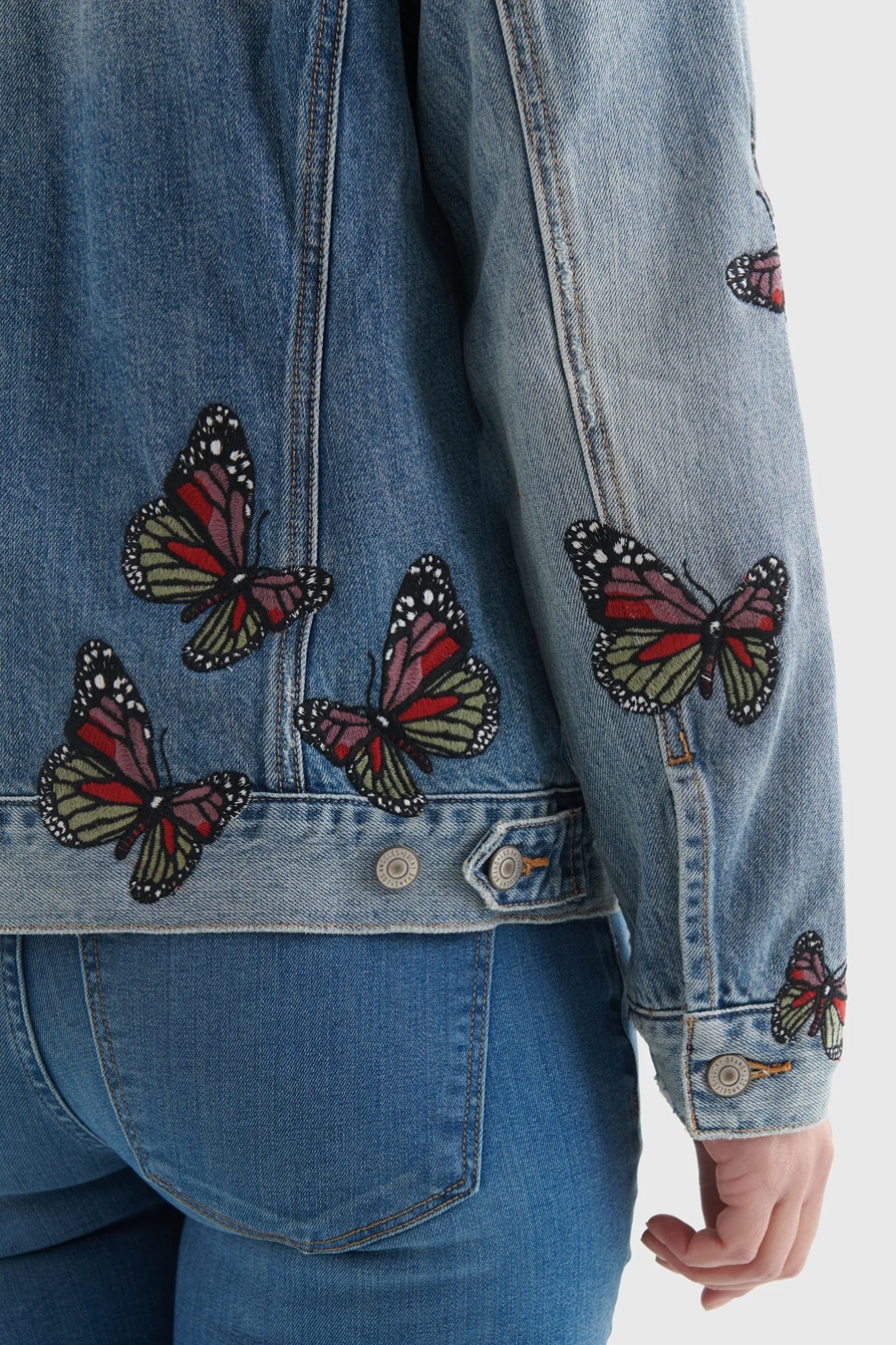 BUTTERFLY TRUCKER WITH EMBROIDERY, image 5