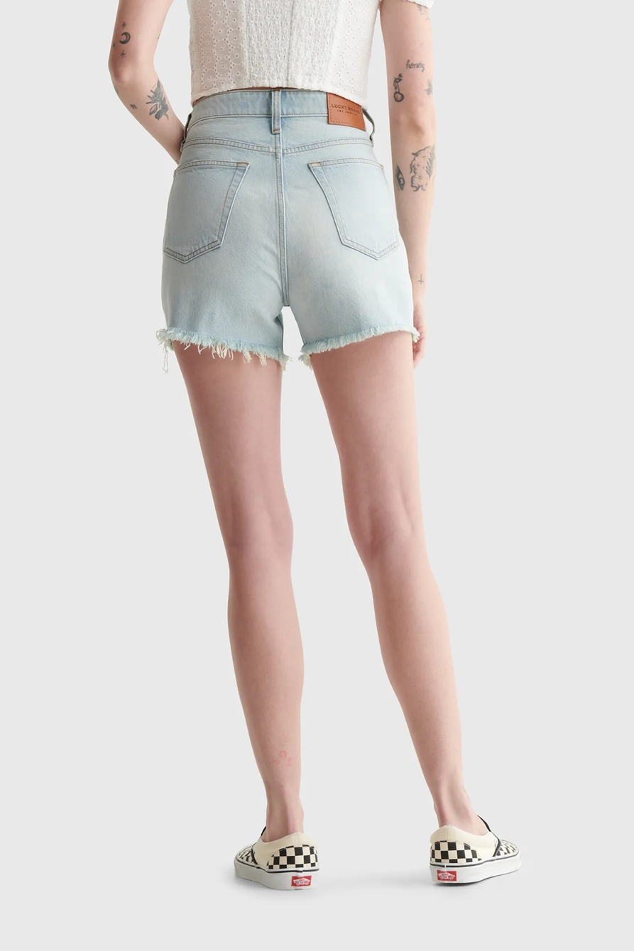 HIGH RISE CUT OFF JEAN SHORT, image 4
