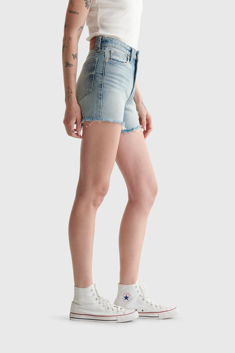 HIGH RISE CUT OFF JEAN SHORT, image 3