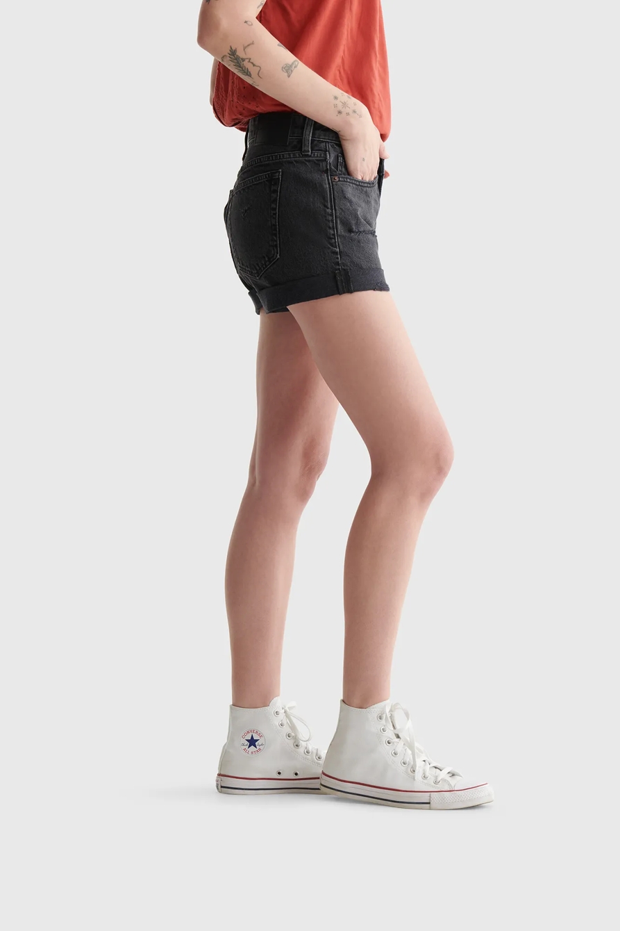 MID RISE BOYFRIEND SHORT, image 3