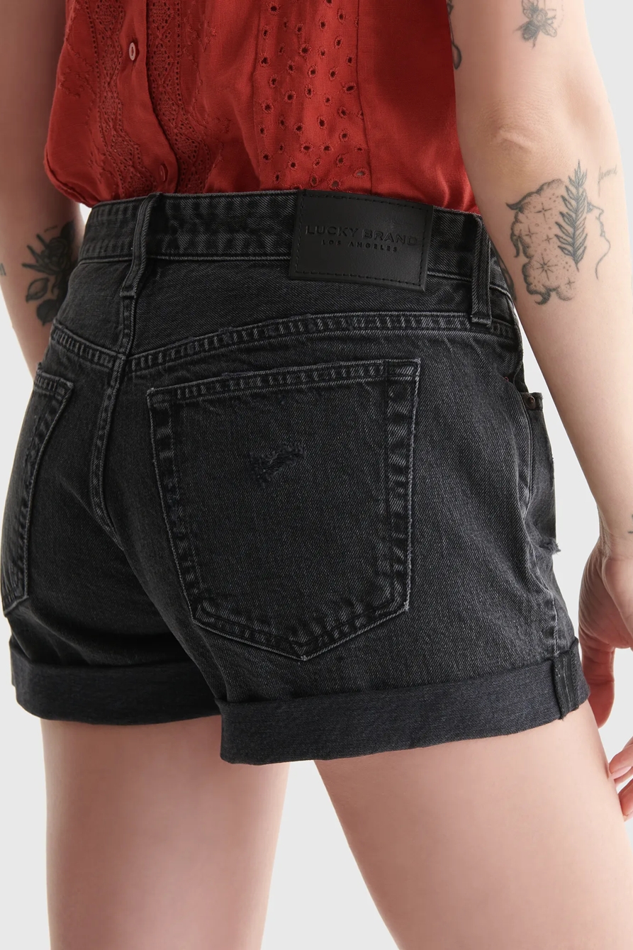 MID RISE BOYFRIEND SHORT, image 5