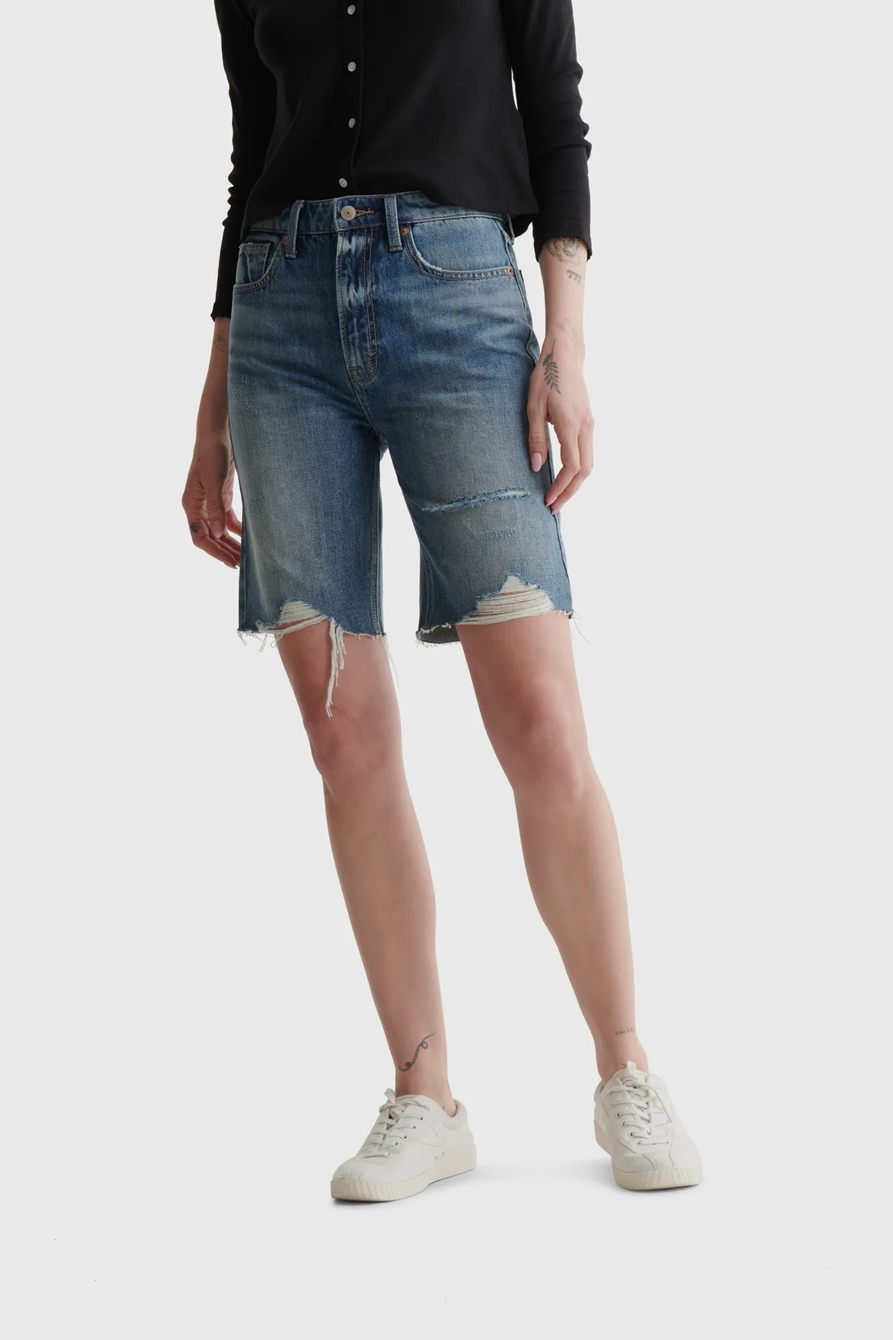 HIGH RISE BERMUDA JEAN SHORT, image 2
