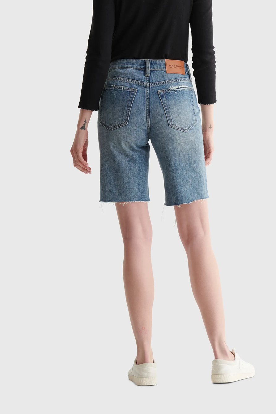 HIGH RISE BERMUDA JEAN SHORT, image 4