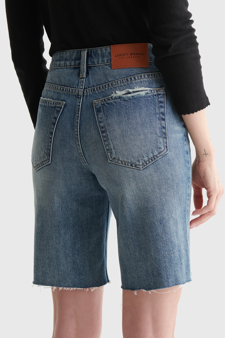 HIGH RISE BERMUDA JEAN SHORT, image 5
