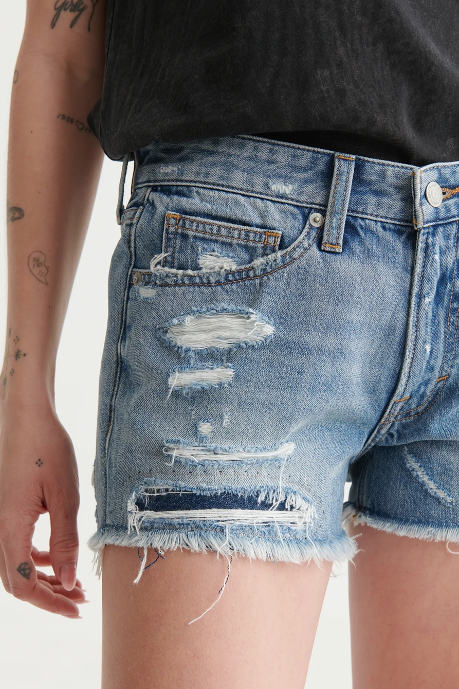 RIP AND REPAIR MID RISE BOY SHORT, image 5