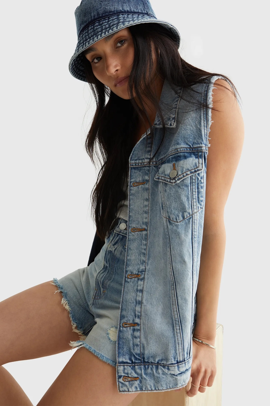 IVY DENIM VEST, image 5