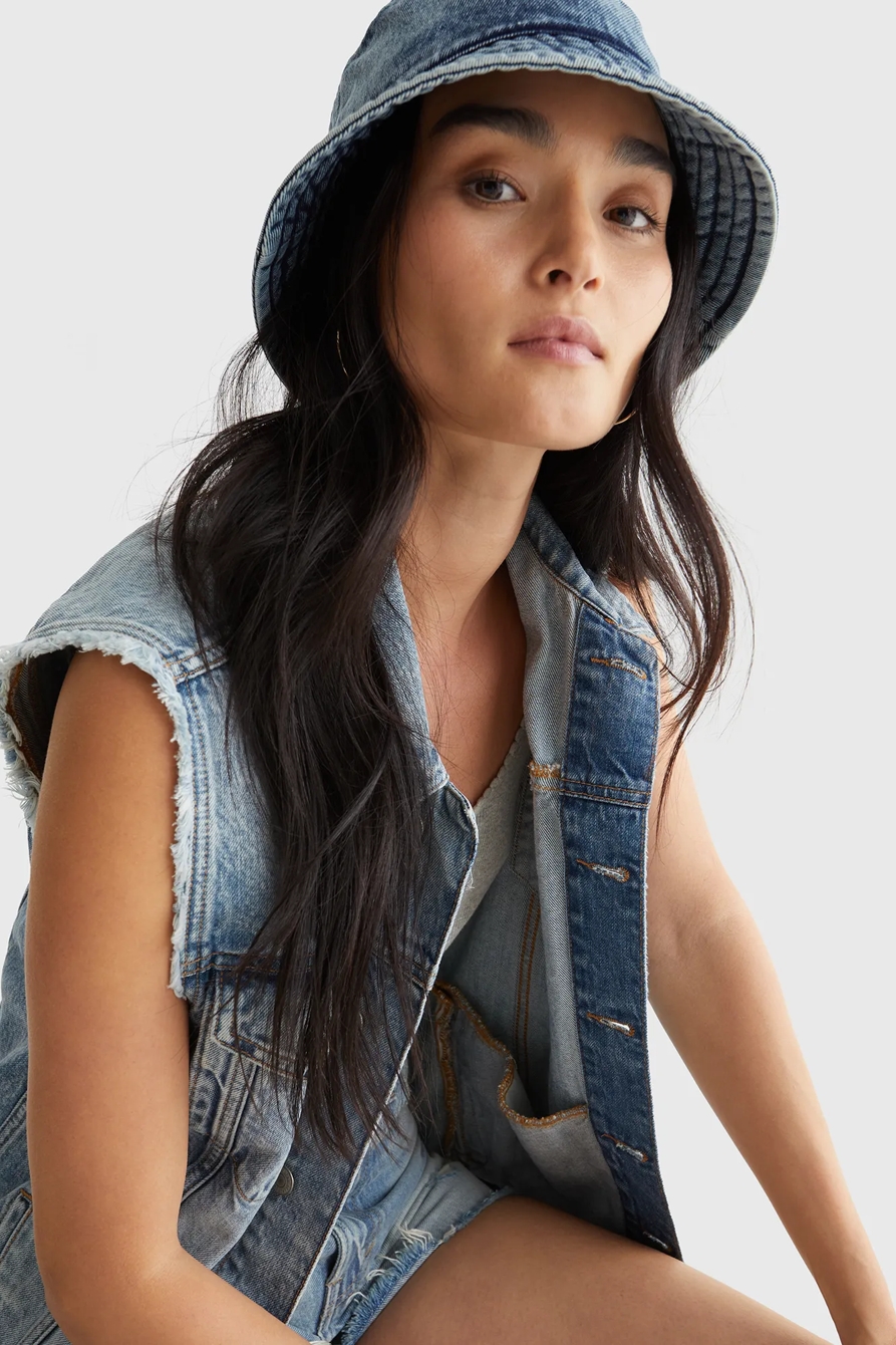 IVY DENIM VEST, image 6