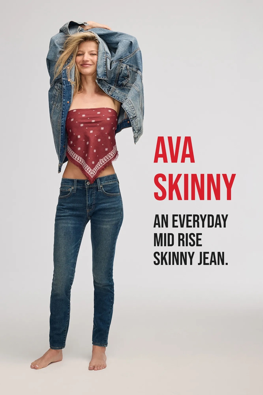 MID RISE AVA SKINNY, image 9