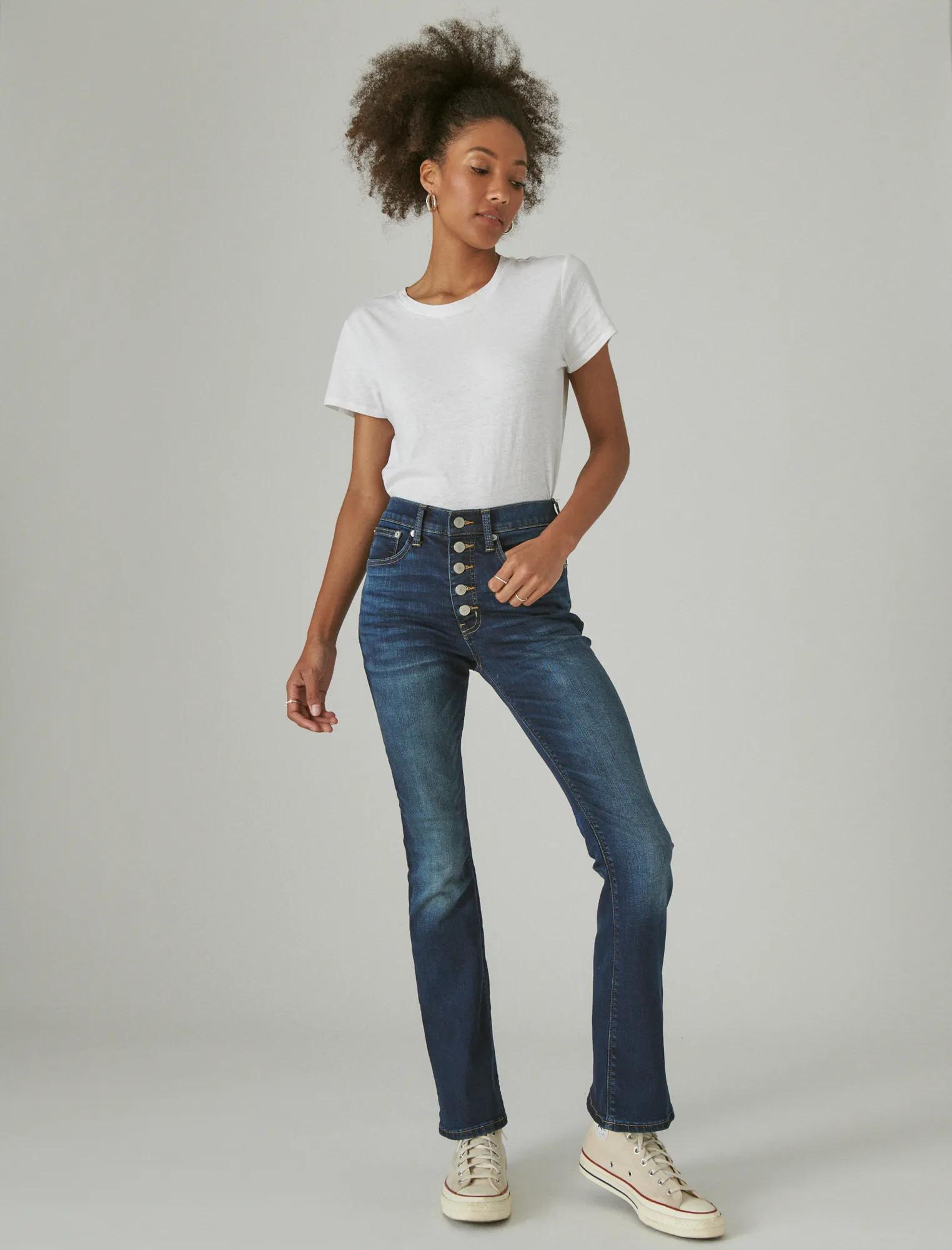 Lucky Brand Women's High Rise Bianca Bootcut Jeans - Medium Wash, Advanced Stretch - View #5