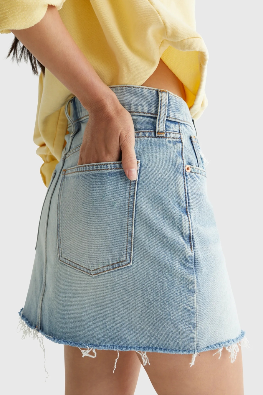 HIGH RISE CUT OFF SKIRT, image 3
