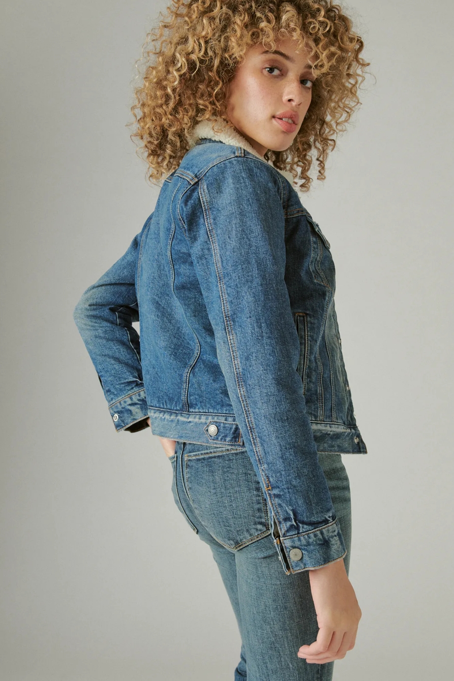 ICON FAUX SHEARLING TRUCKER JACKET, image 4