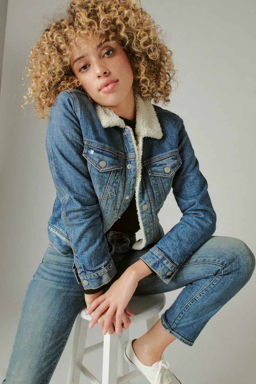 ICON FAUX SHEARLING TRUCKER JACKET, image 6