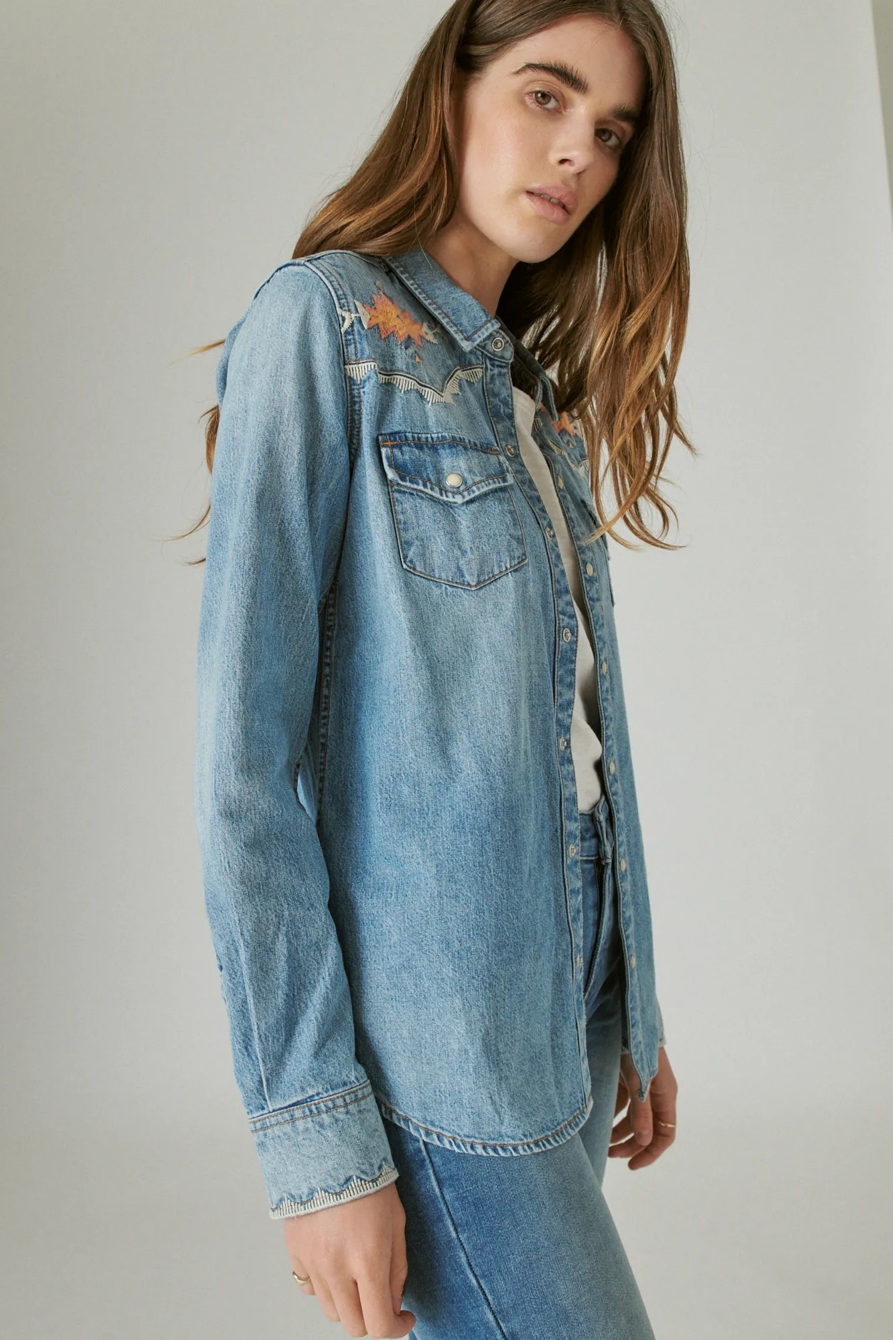WESTERN DENIM SHIRT, image 3