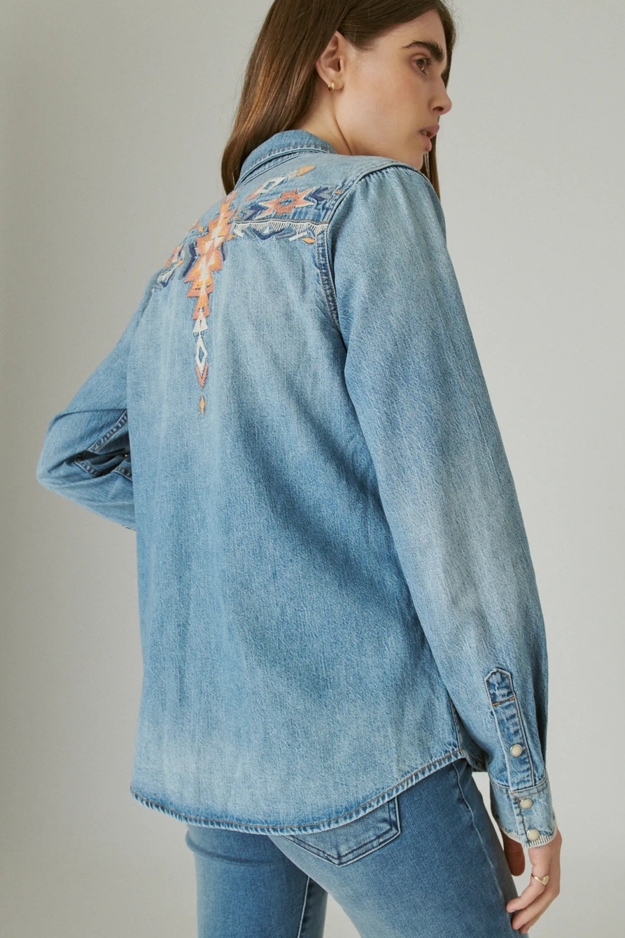 WESTERN DENIM SHIRT, image 4