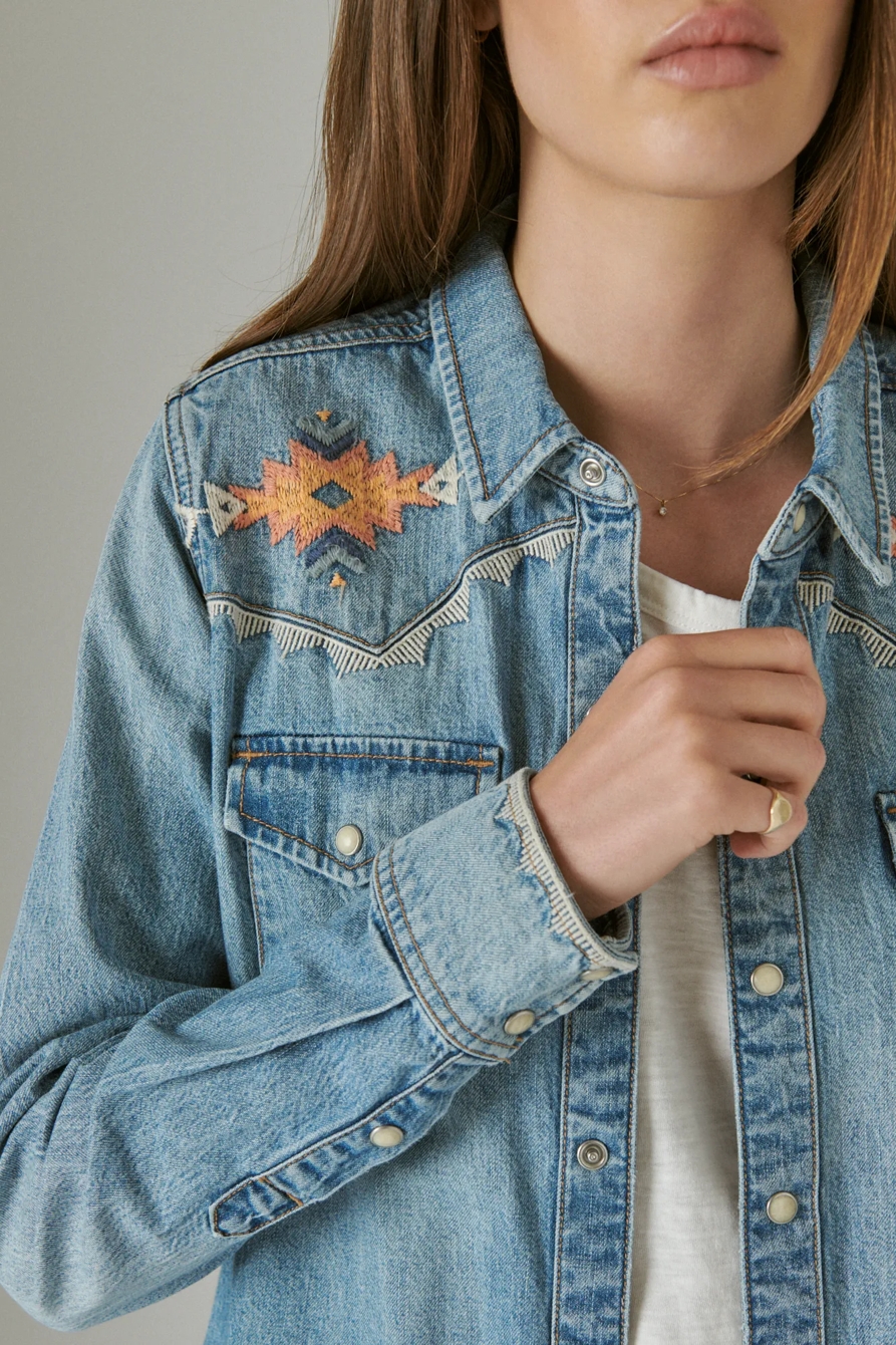 WESTERN DENIM SHIRT, image 5