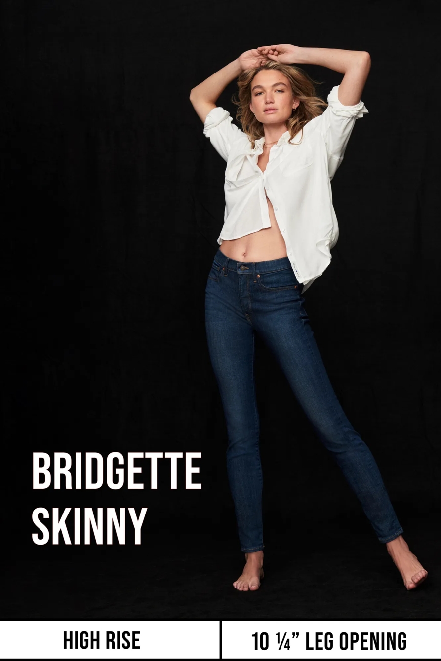 HIGH RISE BRIDGETTE WITH EXPOSED BUTTON FLY, image 8