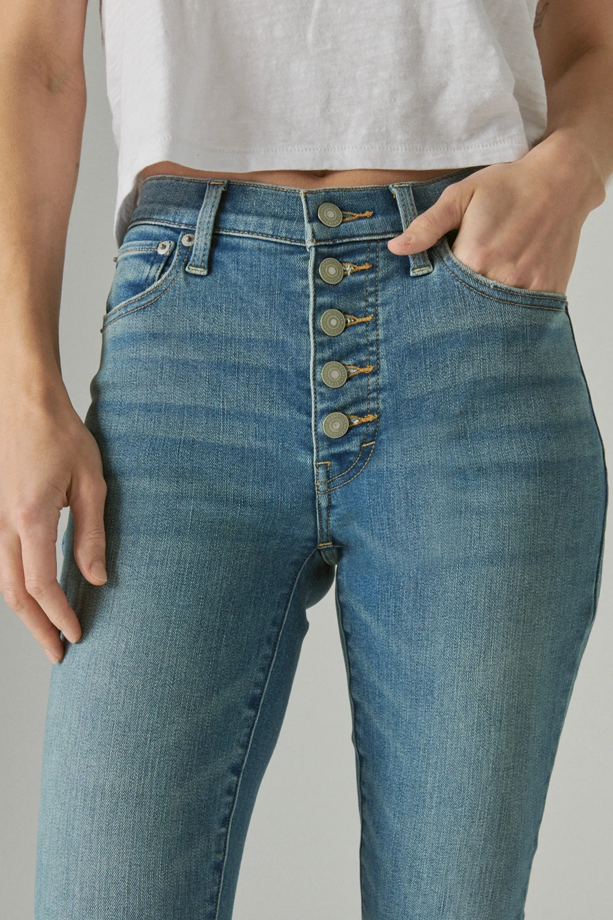 HIGH RISE BRIDGETTE WITH EXPOSED BUTTON FLY, image 6