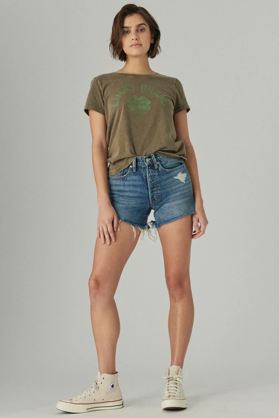 5" HIGH RISE 90s MIDI SHORT