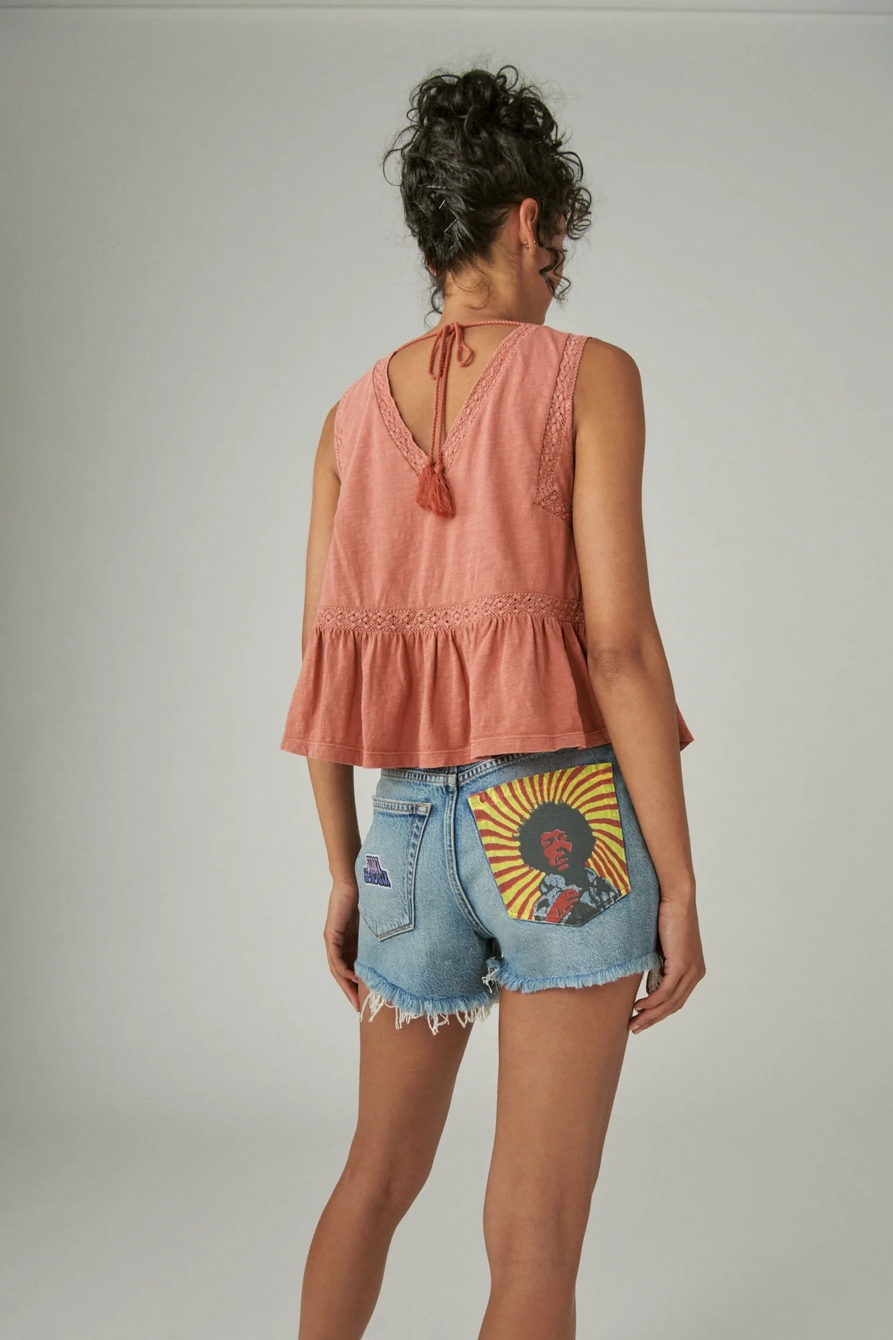 LUCKY LEGEND 3" HIGH RISE MOM SHORT, image 3