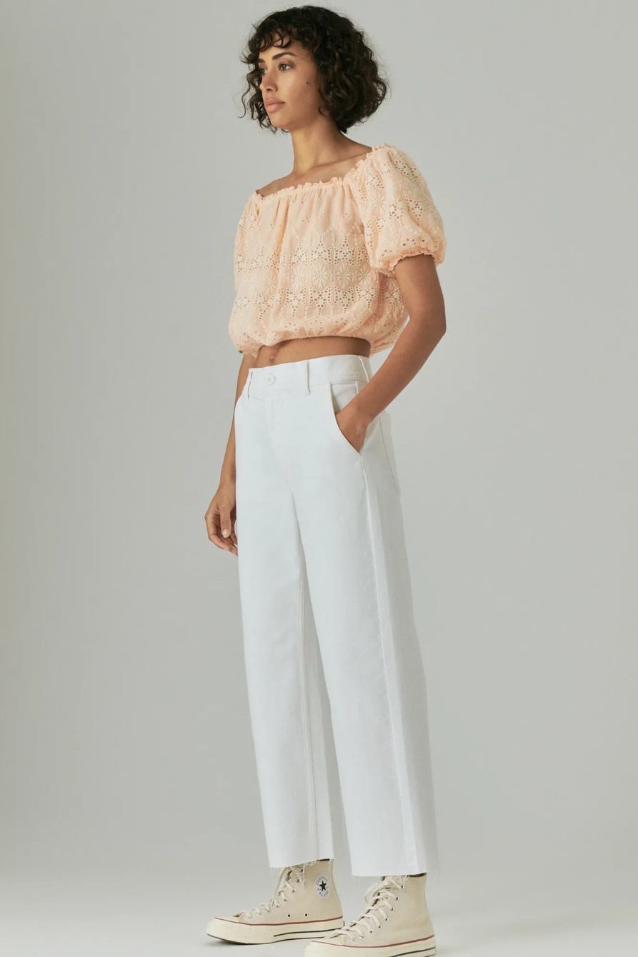 COLORED HIGH RISE WIDE LEG, image 2