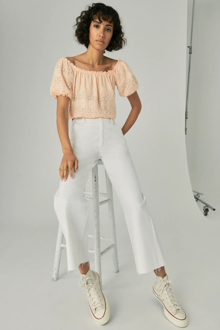 COLORED HIGH RISE WIDE LEG, image 7