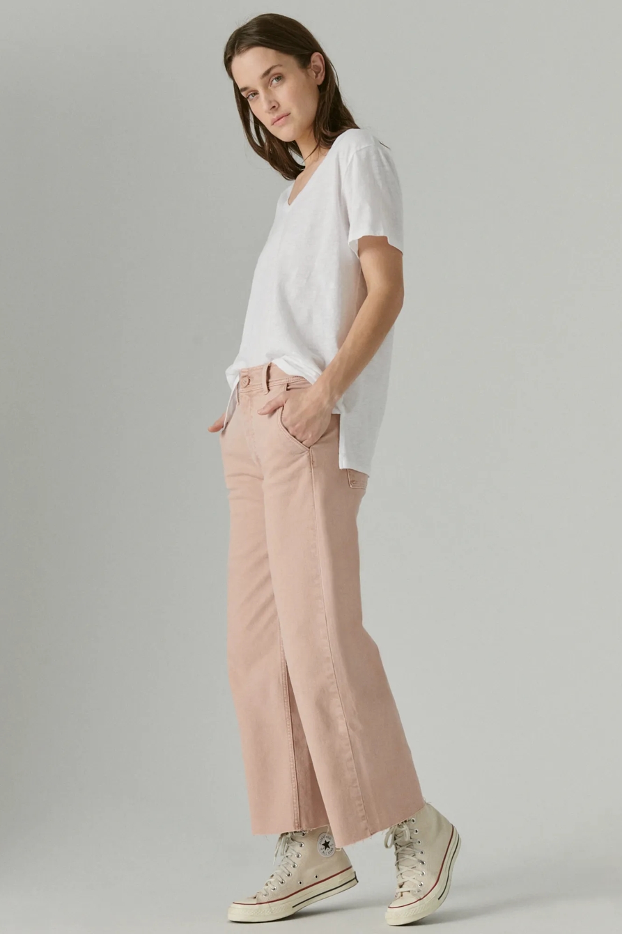 COLORED HIGH RISE WIDE LEG, image 2