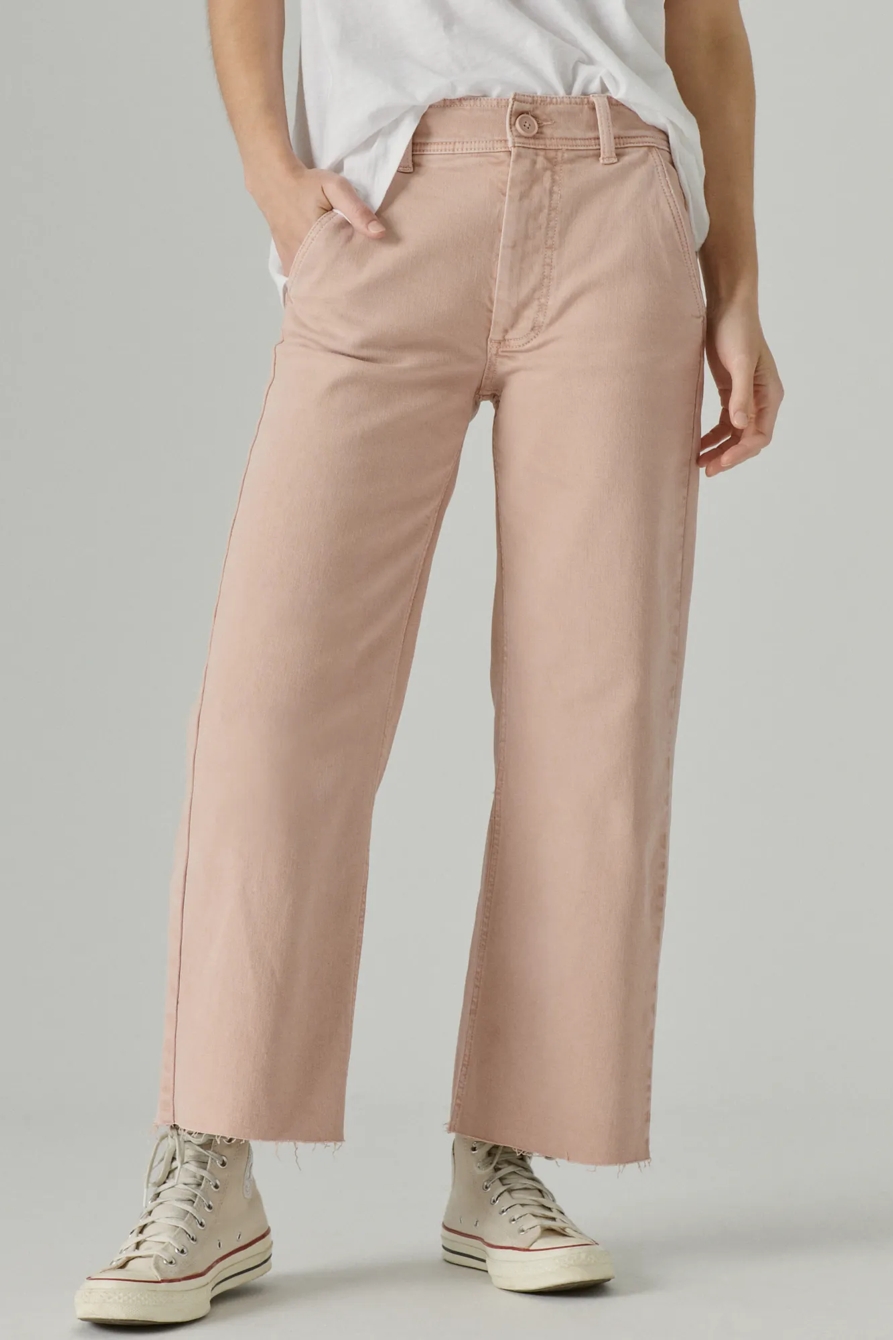 COLORED HIGH RISE WIDE LEG, image 4