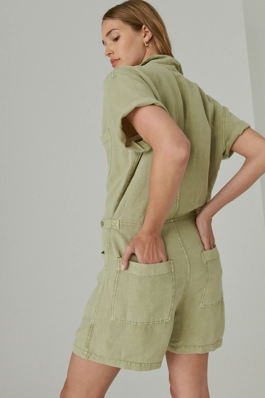 PATCH POCKET SUMMER SHORTALL, image 3
