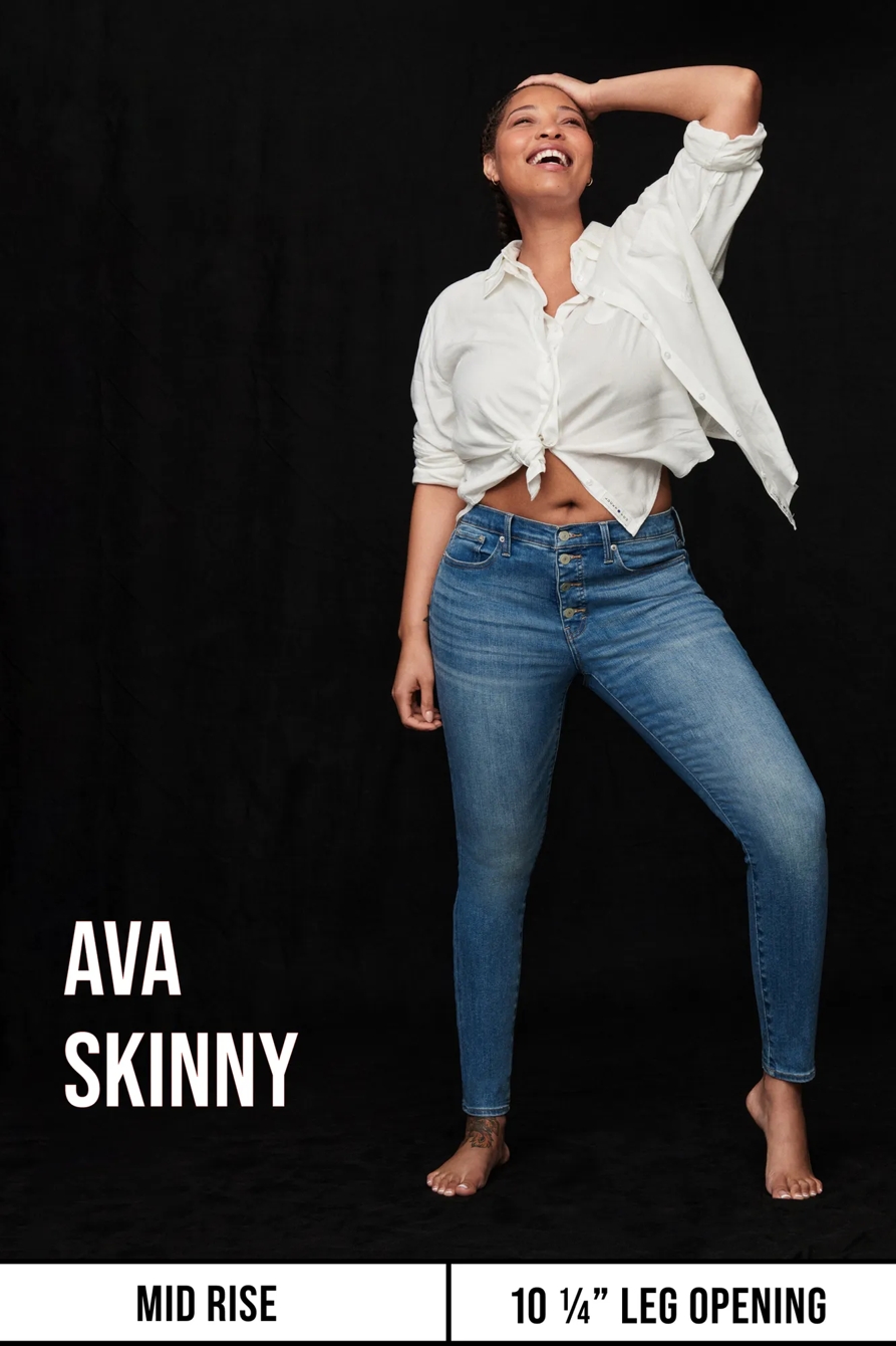 AVA MID RISE SKINNY, image 6