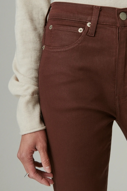 HIGH RISE ZOE STRAIGHT COATED JEAN, image 4