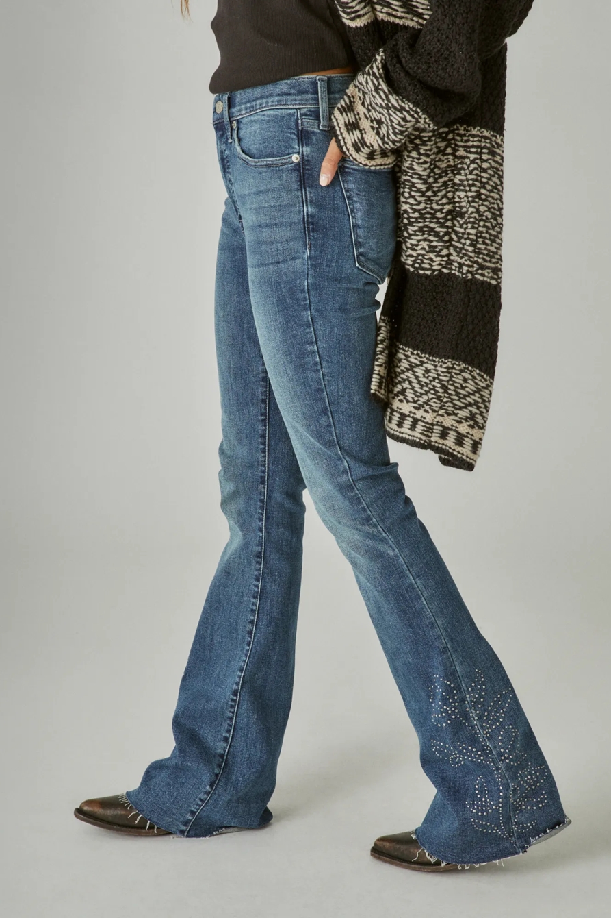 LUCKY LEGEND STUDDED HIGH RISE STEVIE FLARE, image 2