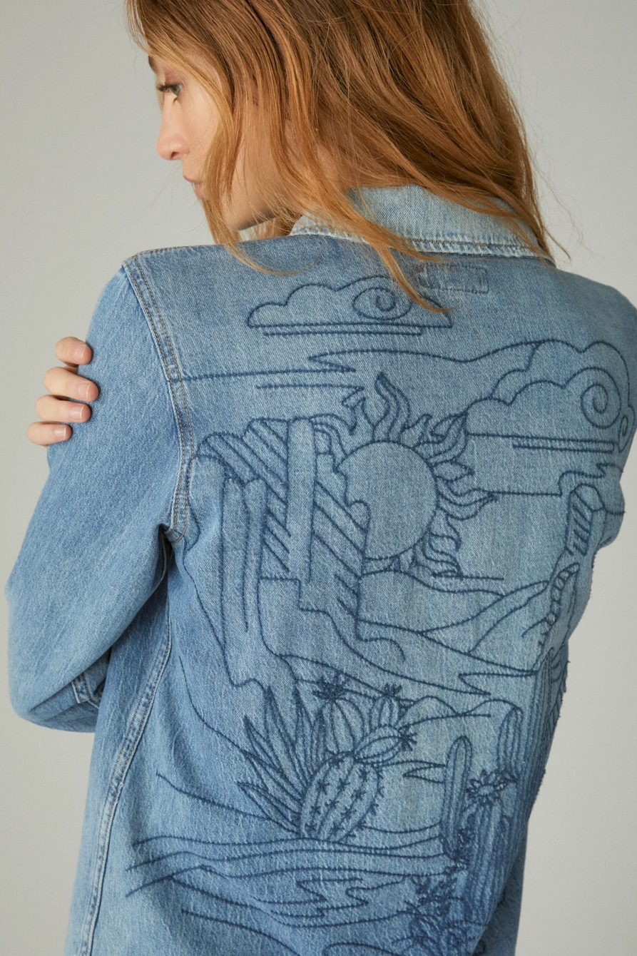 LUCKY LEGEND WESTERN EMBROIDERED SHIRT, image 3