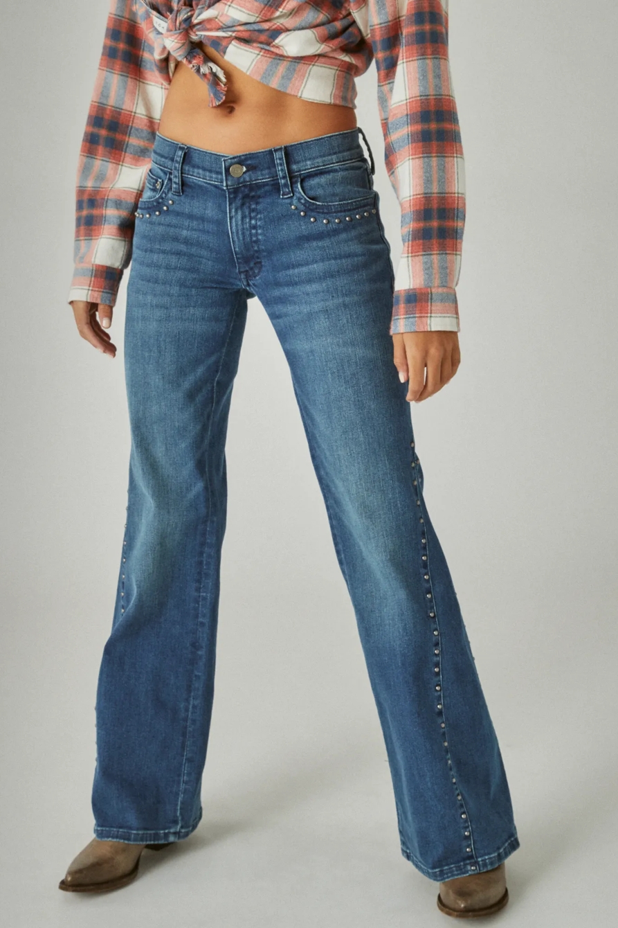 YELLOWSTONE BLUE THUNDER LOW RISE FLARE DENIM, image 2