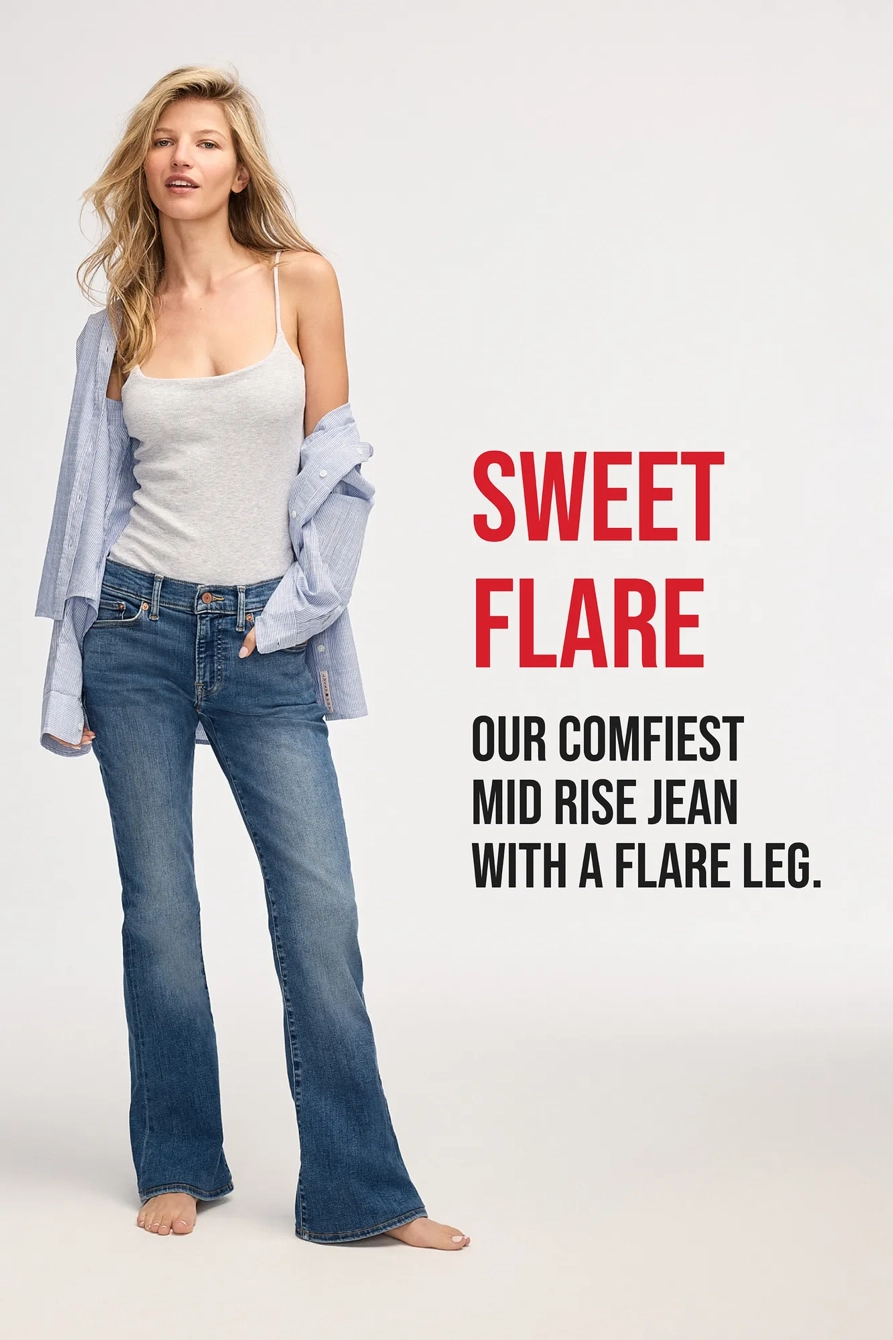 MID RISE SWEET FLARE